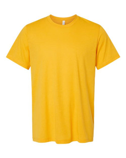 BELLA + CANVAS Triblend Tee - Solid Gold Triblend Front