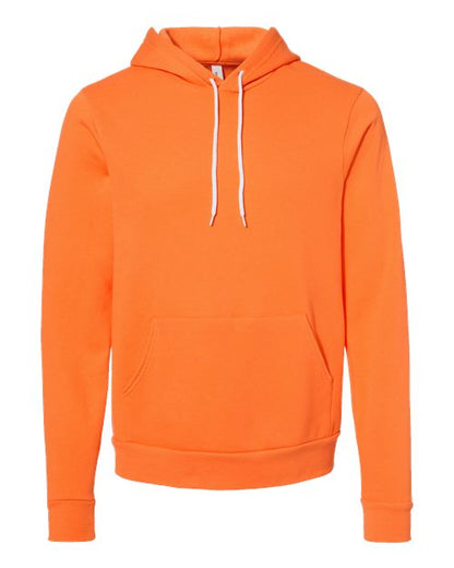BELLA + CANVAS Unisex Sponge Fleece Hoodie Sweatshirt - Orange Front