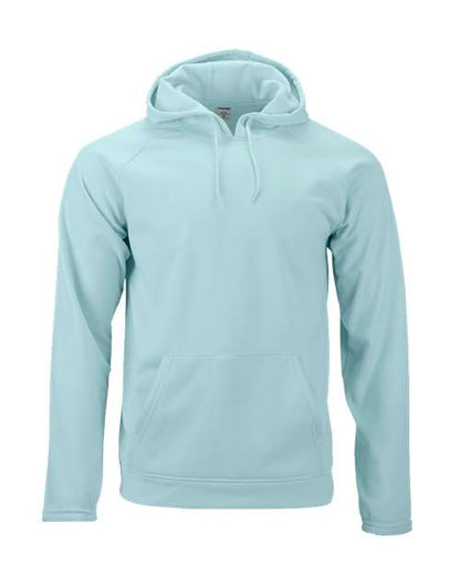 Paragon Unisex Vail Performance Fleece Hooded Sweatshirt - Aqua Blue Front