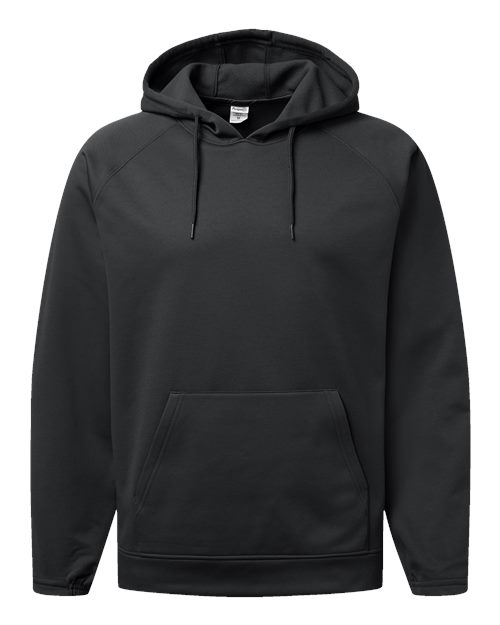 Paragon Unisex Vail Performance Fleece Hooded Sweatshirt - Black Front