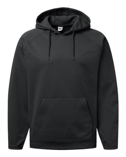 Paragon Unisex Vail Performance Fleece Hooded Sweatshirt - Black Front
