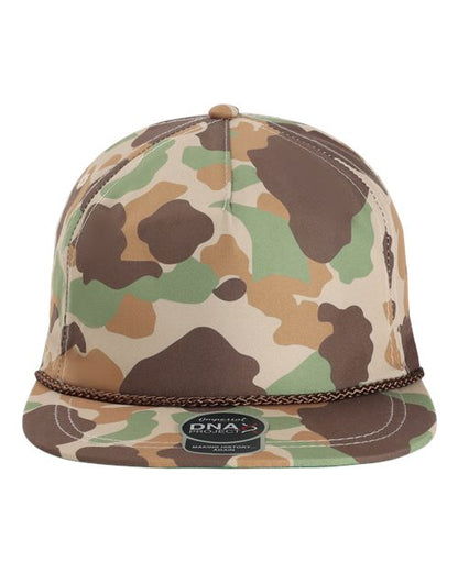 Imperial The Aloha Rope Cap - Frog Skin Camo/ Brown Front