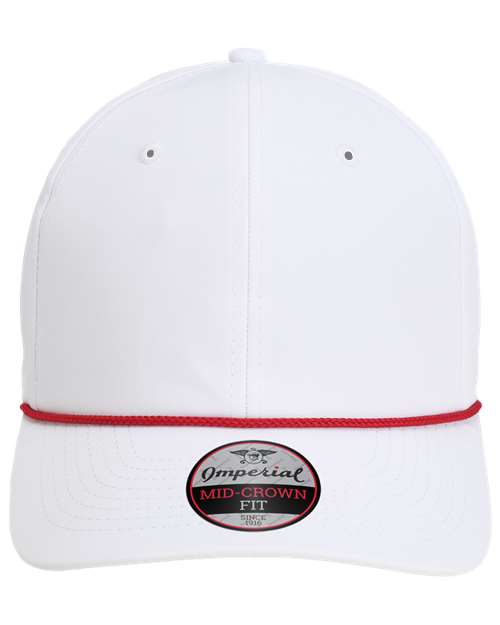 Imperial The Wingman Cap - White/ Red Front