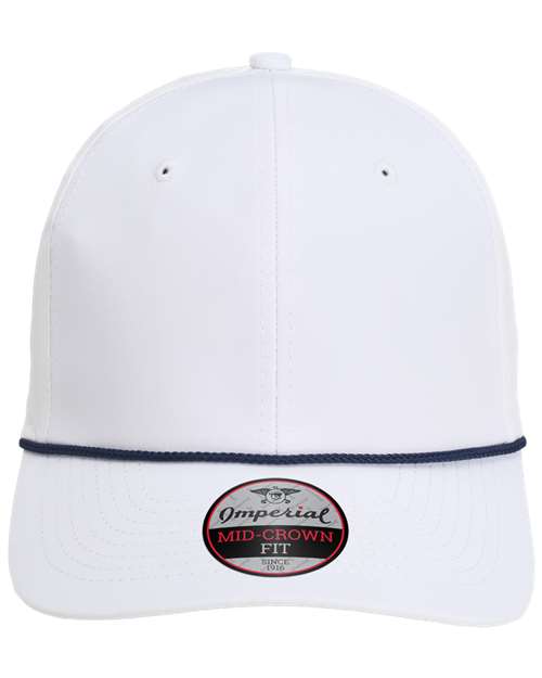 Imperial The Wingman Cap - White/ Navy Front
