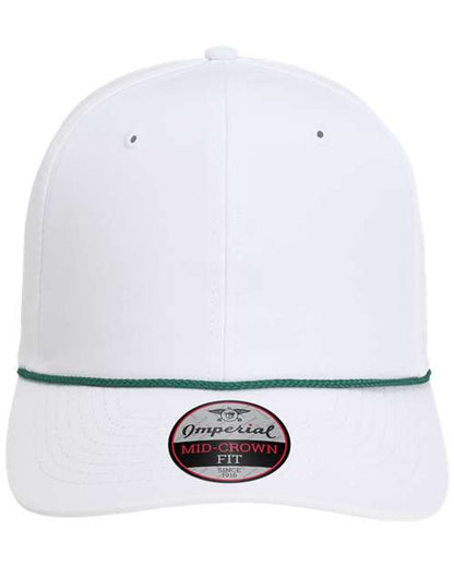Imperial The Wingman Cap - White/ Dark Green Front