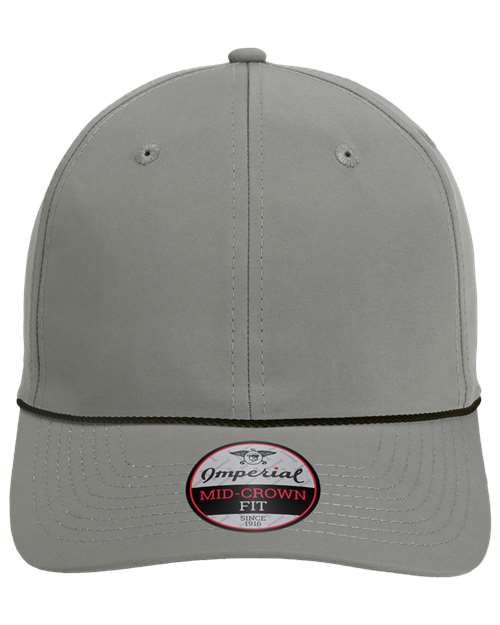 Imperial The Wingman Cap - Grey/ Black Front