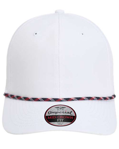 Imperial The Wingman Cap - White/ Navy/ White/ Red Front