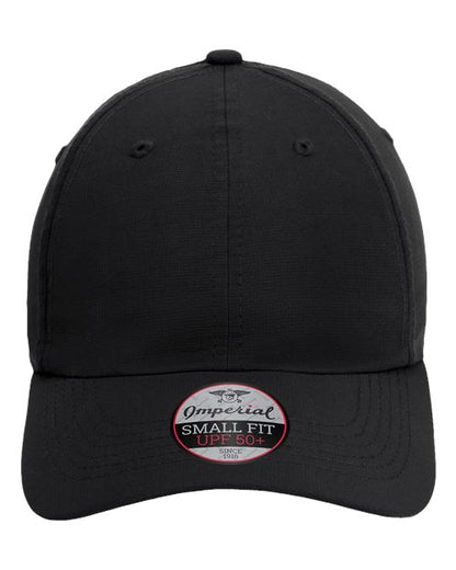 The Hinsen Performance Ponytail Cap - Black Front