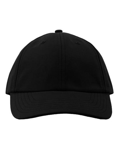 Valucap Performance Microfiber Cap - Black Front