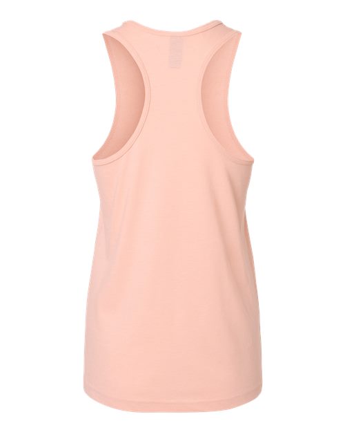 Women's Softstyle® CVC Racerback Tank Top - Dusty Rose Back