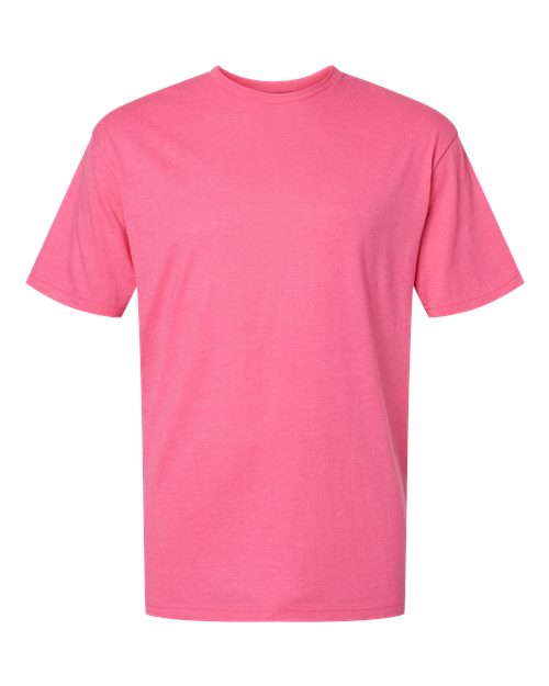Gildan Unisex Softstyle® CVC T-Shirt - Pink Lemonade Mist Front