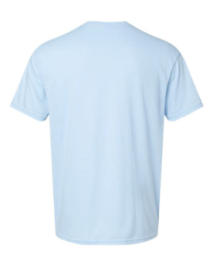 Unisex Softstyle® CVC T-Shirt - Light Blue Mist Back