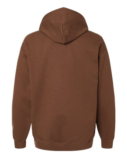 Unisex Softstyle® Midweight Hooded Sweatshirt - Cocoa Back