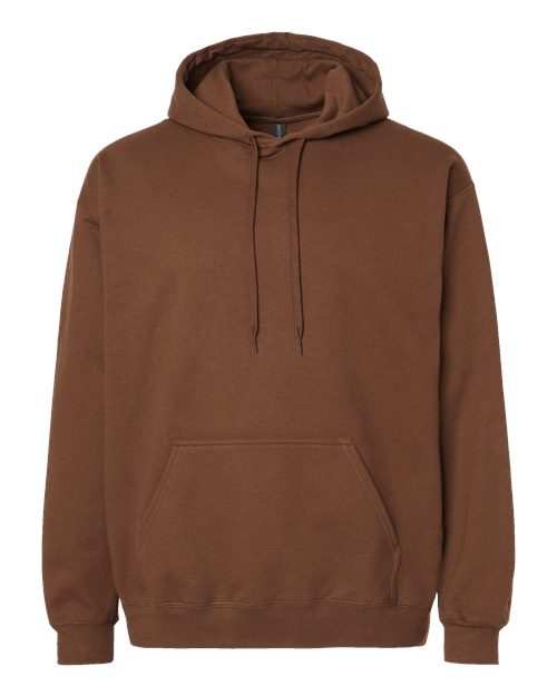 Gildan Unisex Softstyle® Midweight Hooded Sweatshirt - Cocoa Front