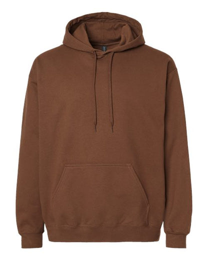 Gildan Unisex Softstyle® Midweight Hooded Sweatshirt - Cocoa Front