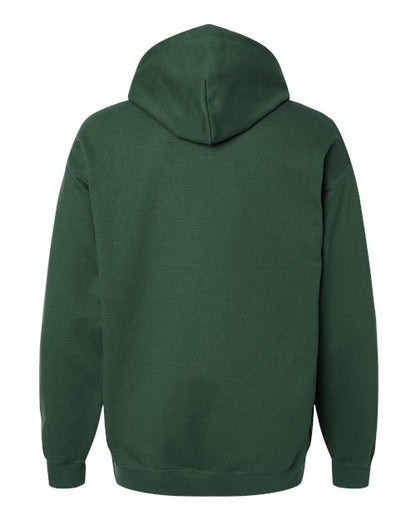 Unisex Softstyle® Midweight Hooded Sweatshirt - Forest Green Back