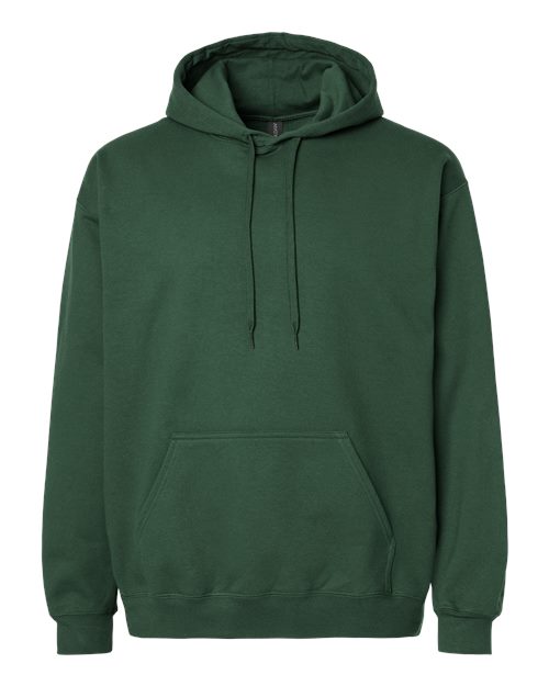 Unisex Softstyle® Midweight Hooded Sweatshirt - Forest Green Front