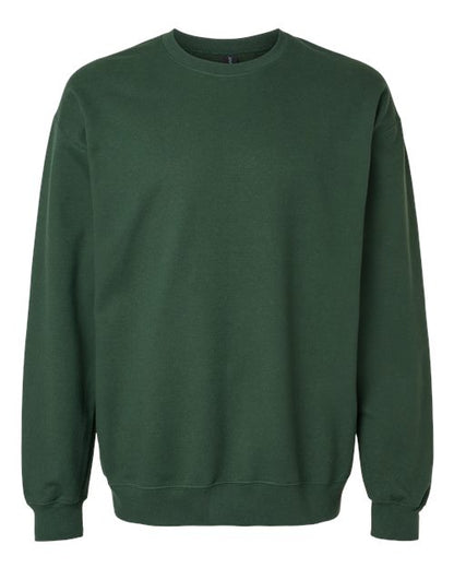 Unisex Softstyle® Midweight Crewneck Sweatshirt - Forest Green Front