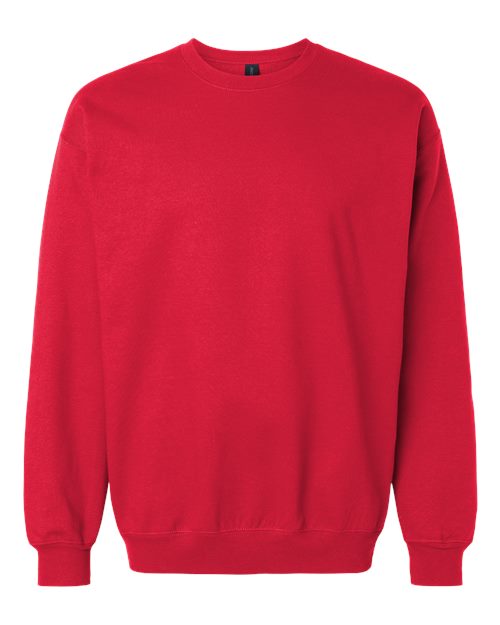 Gildan Unisex Softstyle® Midweight Crewneck Sweatshirt - Red Front
