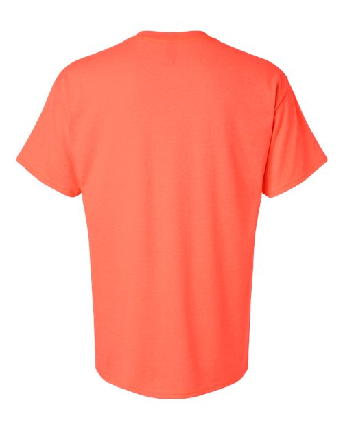 Unisex Heavy Cotton™ T-Shirt - Heather Neon Coral Back