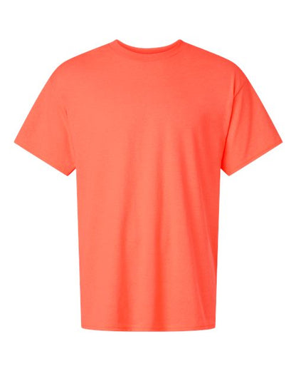 Unisex Heavy Cotton™ T-Shirt - Heather Neon Coral Front