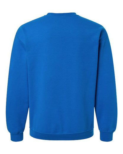 Unisex Heavy Blend™ Crewneck Sweatshirt - Neon Blue Back