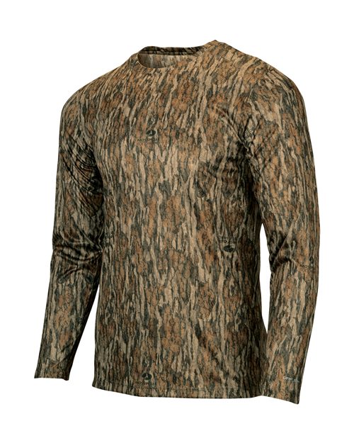 Paragon Men's Oxford Performance Camo Print Long Sleeve T-Shirt - Side