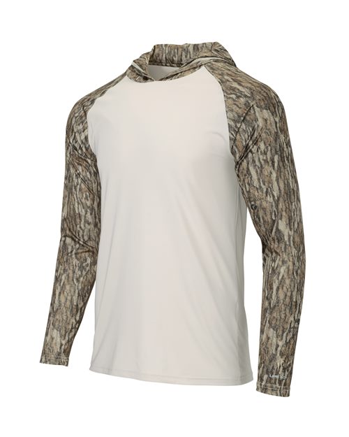 Paragon Men's Biloxi Performance Colorblocked Hooded Long Sleeve T-Shirt - Side
