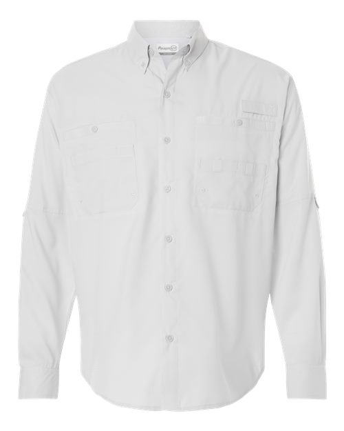 Paragon Men's Kitty Hawk Performance Fishing Shirt - Aluminum Front