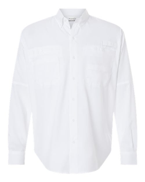 Paragon Men's Kitty Hawk Performance Fishing Shirt - White Front