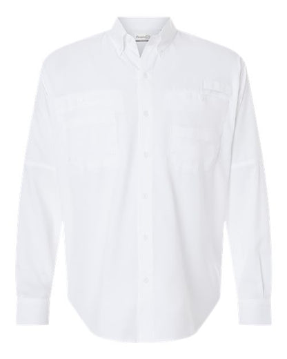 Paragon Men's Kitty Hawk Performance Fishing Shirt - White Front