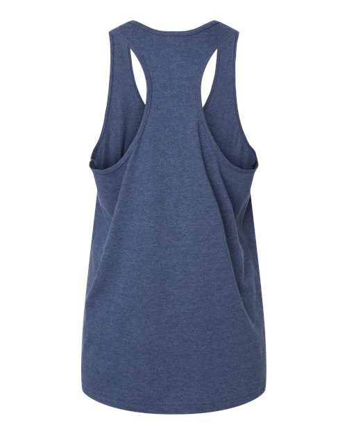 Women's Softstyle® CVC Racerback Tank Top - Navy Mist Back