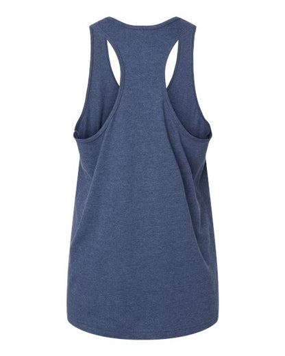 Women's Softstyle® CVC Racerback Tank Top - Navy Mist Back