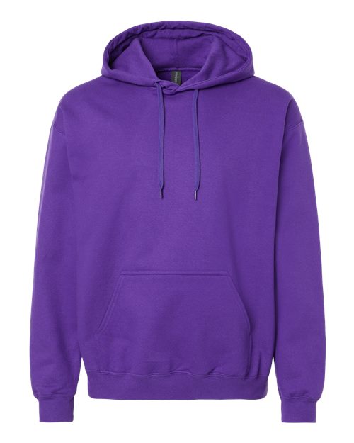 Gildan Unisex Softstyle® Midweight Hooded Sweatshirt - Purple Front