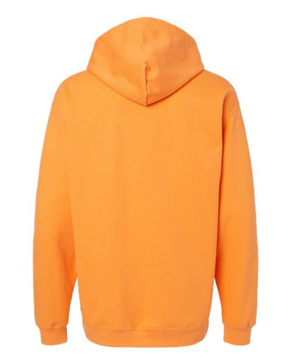 Unisex Softstyle® Midweight Hooded Sweatshirt - Tangerine Back