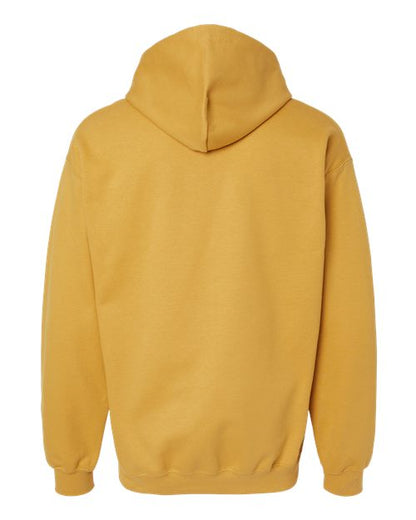 Unisex Softstyle® Midweight Hooded Sweatshirt - Mustard Back