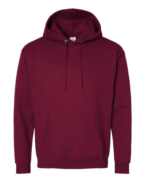 Hanes Unisex EcoSmart® Hooded Sweatshirt - Athletic Cardinal Front