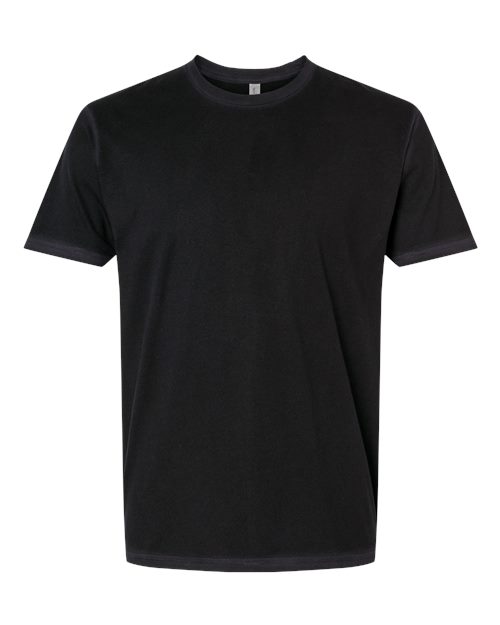 Next Level Unisex Soft Washed Tee - Washed Black Front