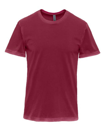 Next Level Unisex Soft Washed Tee - Washed Cardinal Front