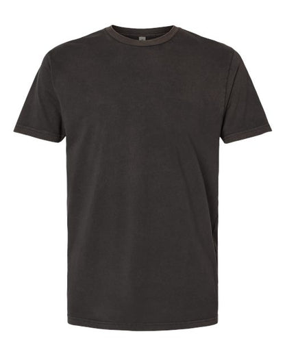 Next Level Unisex Soft Washed Tee - Washed Graphite Black Front