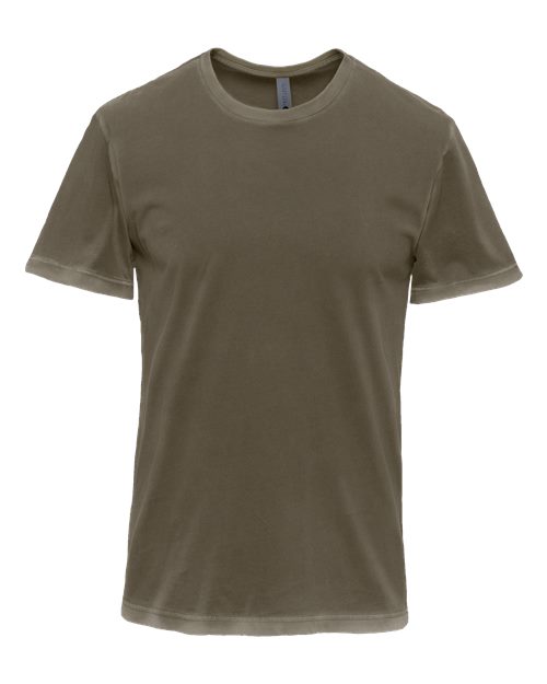 Next Level Unisex Soft Washed Tee - Washed Military Green Front