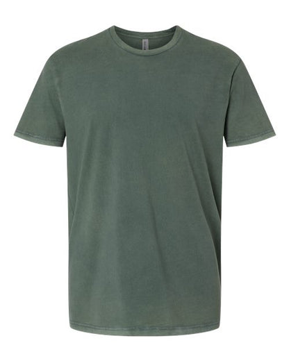 Next Level Unisex Soft Washed Tee - Washed Royal Pine Front