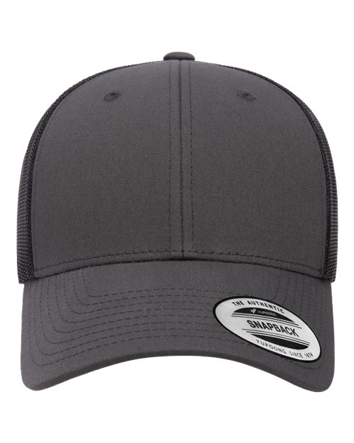 YP Classics Elite Cap - Charcoal/ Black Front