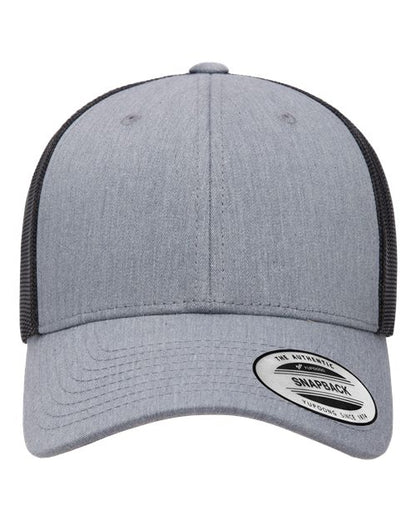 YP Classics Elite Cap - Heather/ Black Front