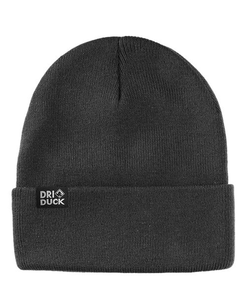 DRI DUCK Coleman Cuffed Beanie - Charcoal Front