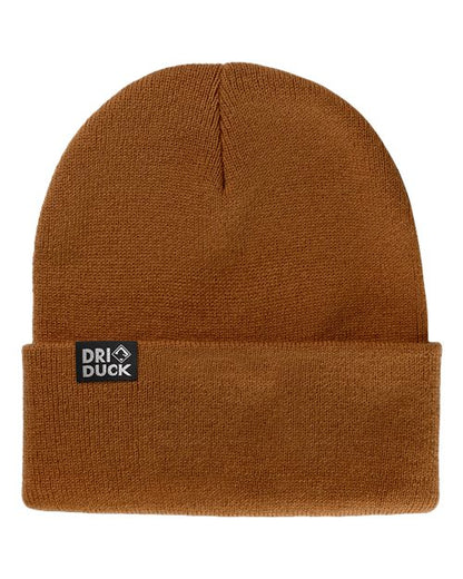 DRI DUCK Coleman Cuffed Beanie - Saddle Front