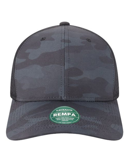 LEGACY Reclaim Mid-Pro Adjustable Cap - Black Camo Front