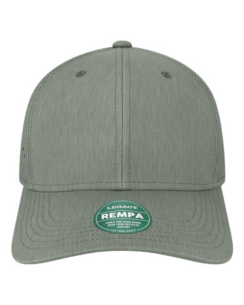 LEGACY Reclaim Mid-Pro Adjustable Cap - Eco Dark Grey Front