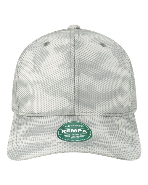 LEGACY Reclaim Mid-Pro Adjustable Cap - Grey Camo Dots Front