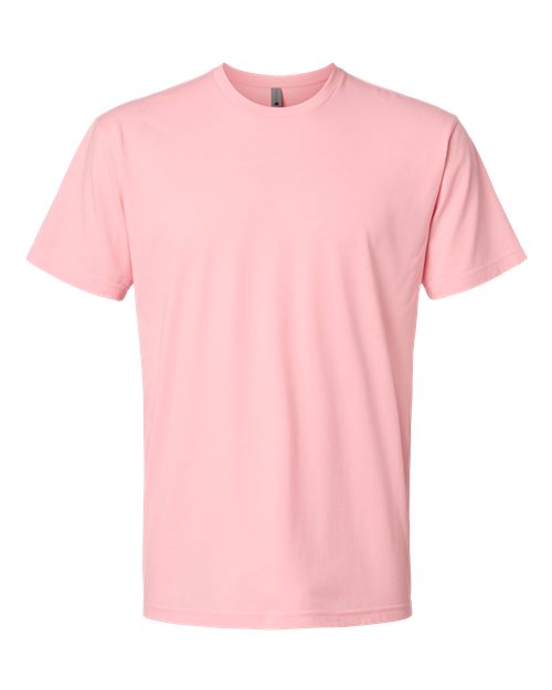 Next Level Unisex CVC Tee - Heather Light Pink Front